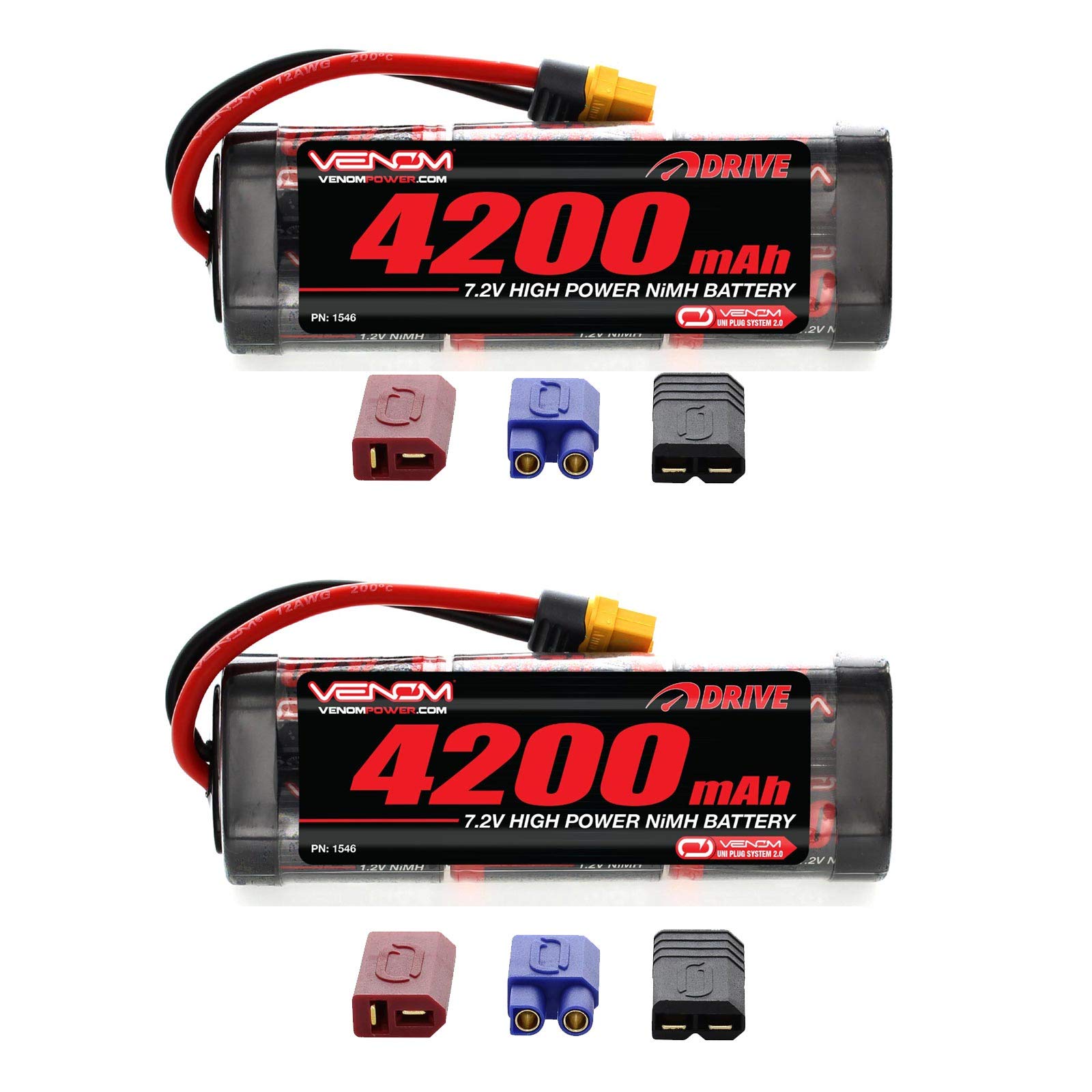 Amazon.com: Venom 7.2V 4200mAh 6-Cell NiMH Battery with Universal